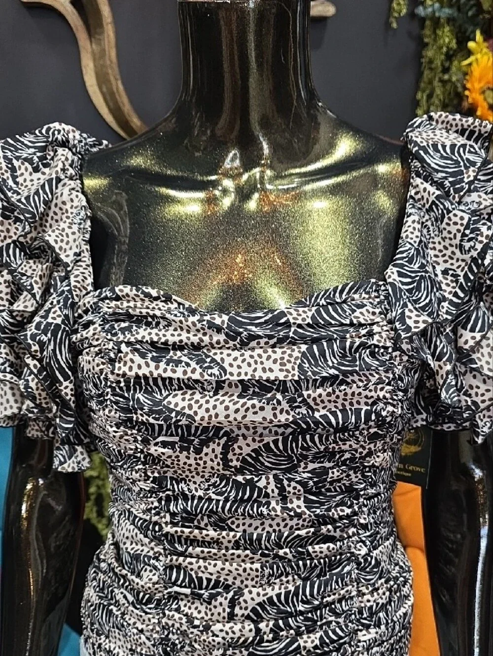 Zara top black